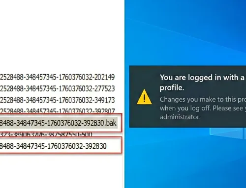 Exorcising the.bak Registry Ghost: Fixing Citrix Temporary Profiles